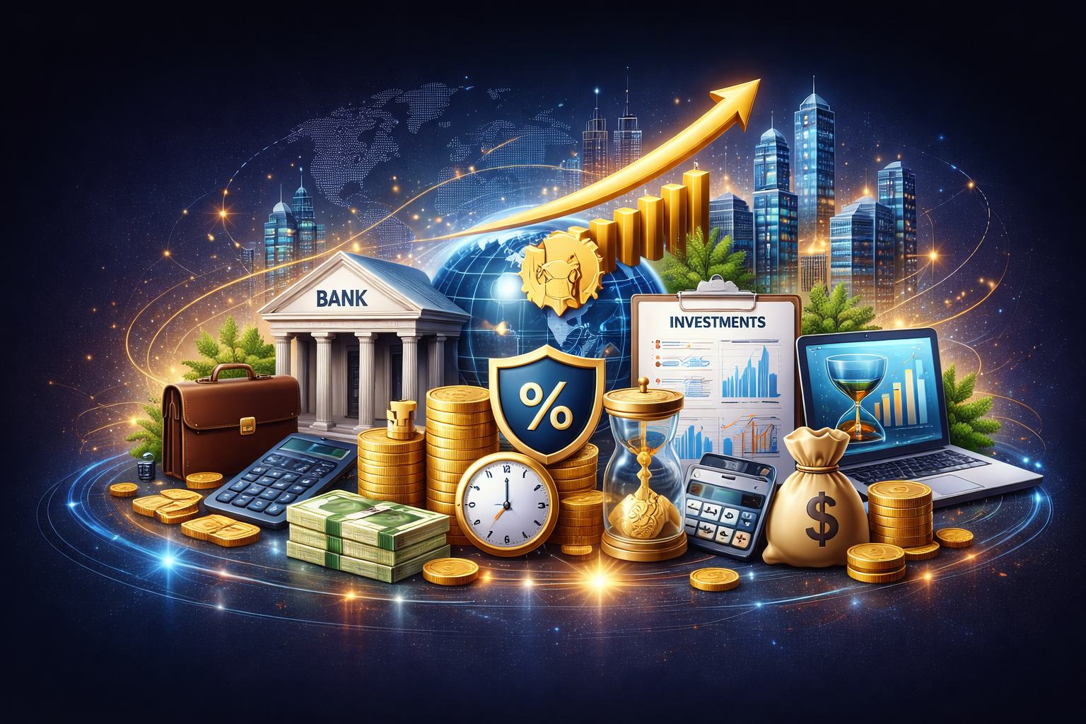 Corporate Treasury Illustration